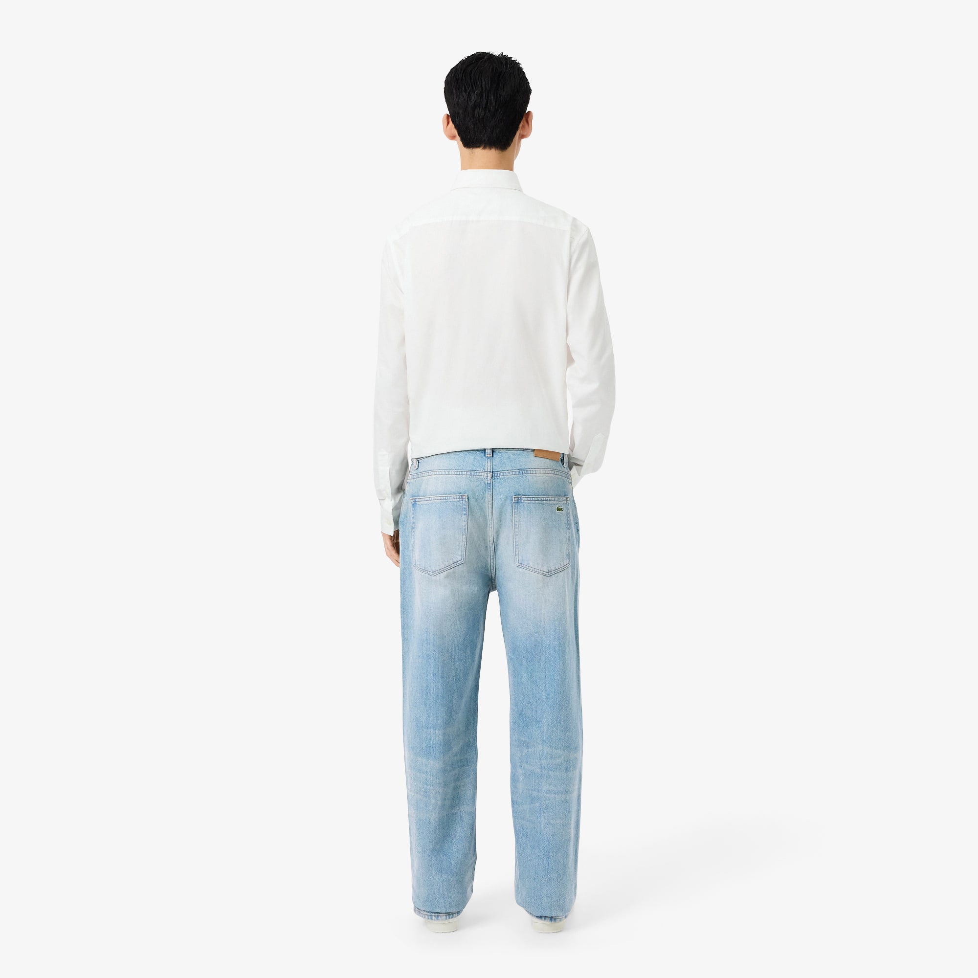 Thumbnail - Lacoste 5 Taschen Indigo-Jeans im geraden Schnitt - Blau Size 2 - 29/32