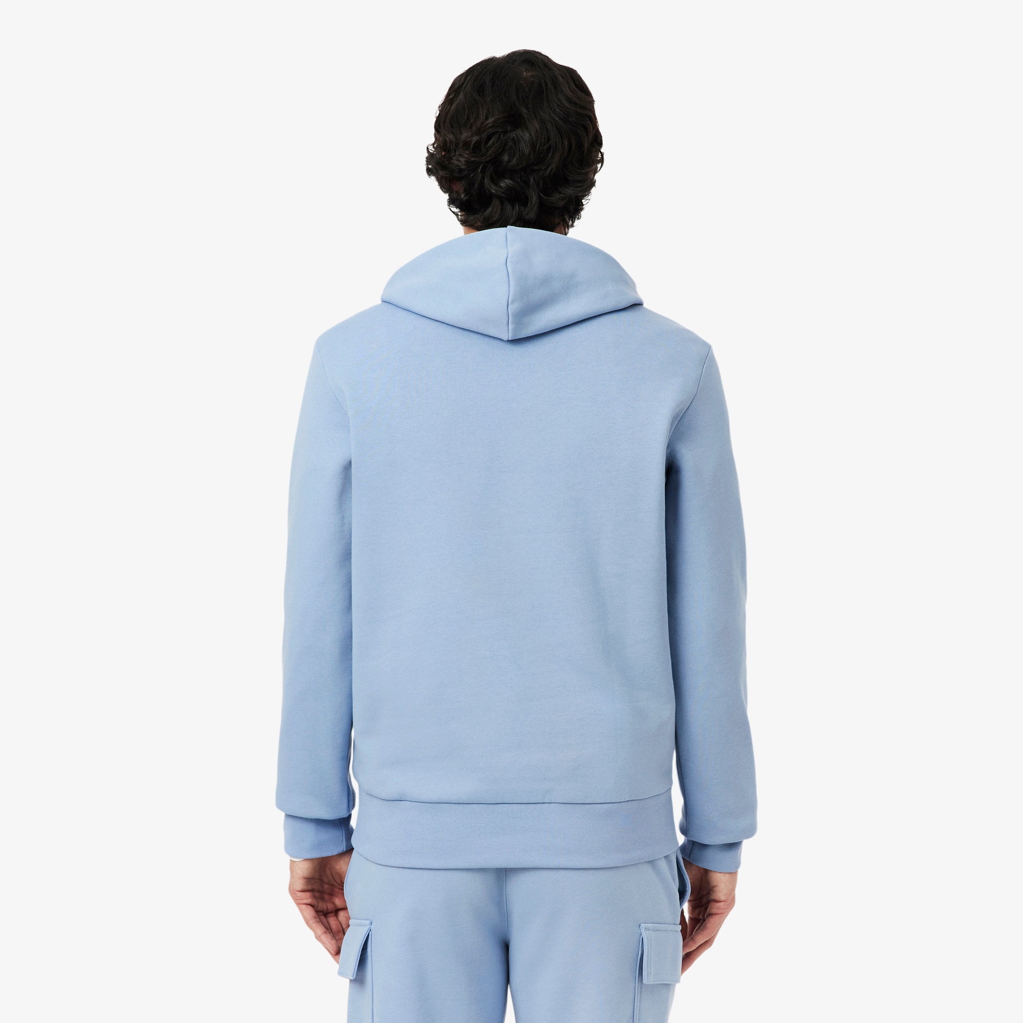 Thumbnail - Lacoste Fleece-Hoodie - Hellblau Size 4XL