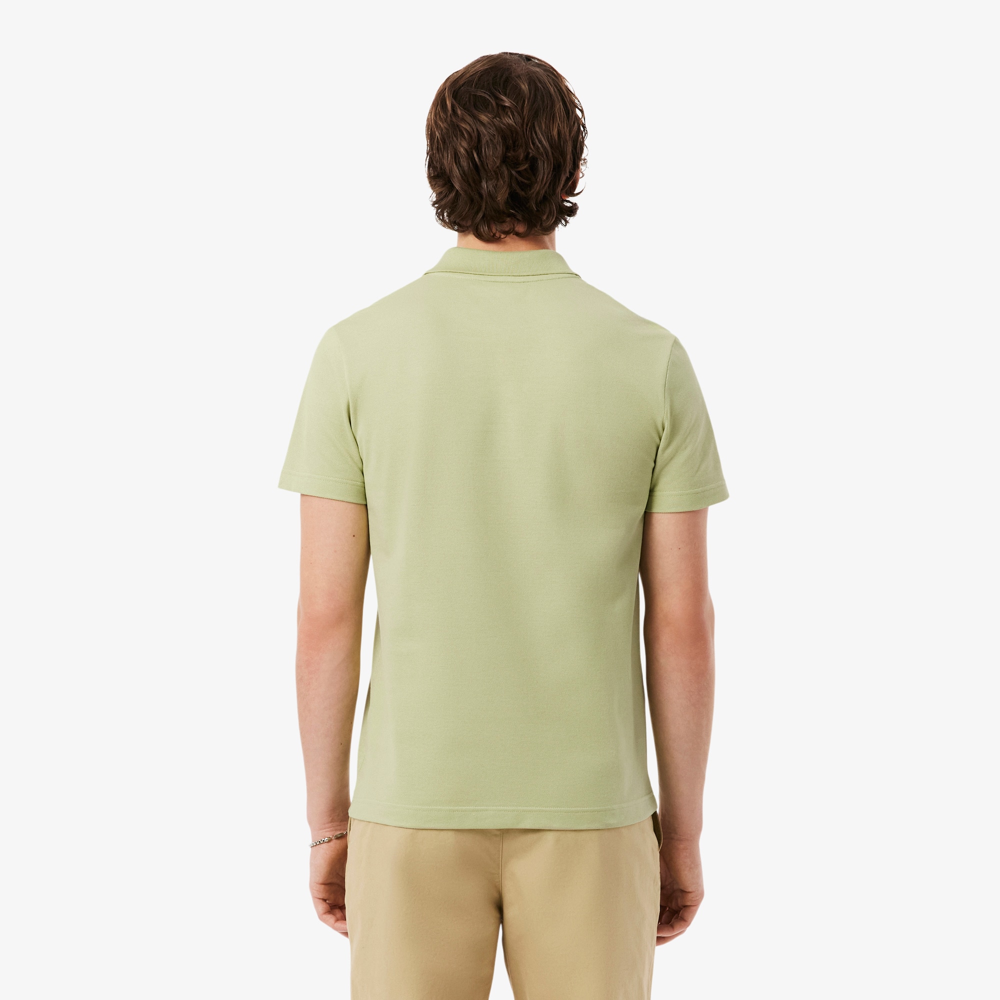 Thumbnail - Lacoste Regular Fit-Polohemd aus Piqué mit Colorblock-Design - Grün Size M