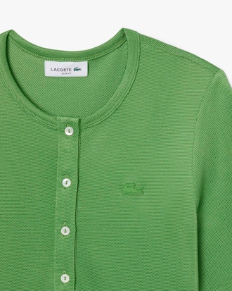 Gl&auml;nzendes Slim Fit-T-Shirt aus Piqu&eacute;
