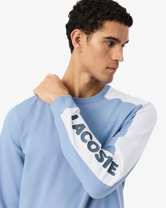 Loungewear-Sweatshirt aus Fleece mit Druck