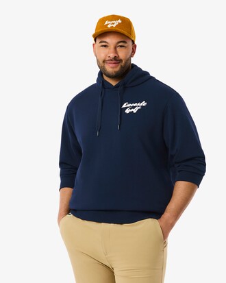 Golf-Hoodie aus Fleece mit Print
