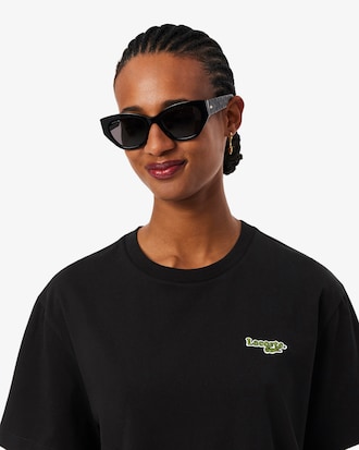 &Uuml;bergro&szlig;es T-Shirt-Kleid aus Baumwolle