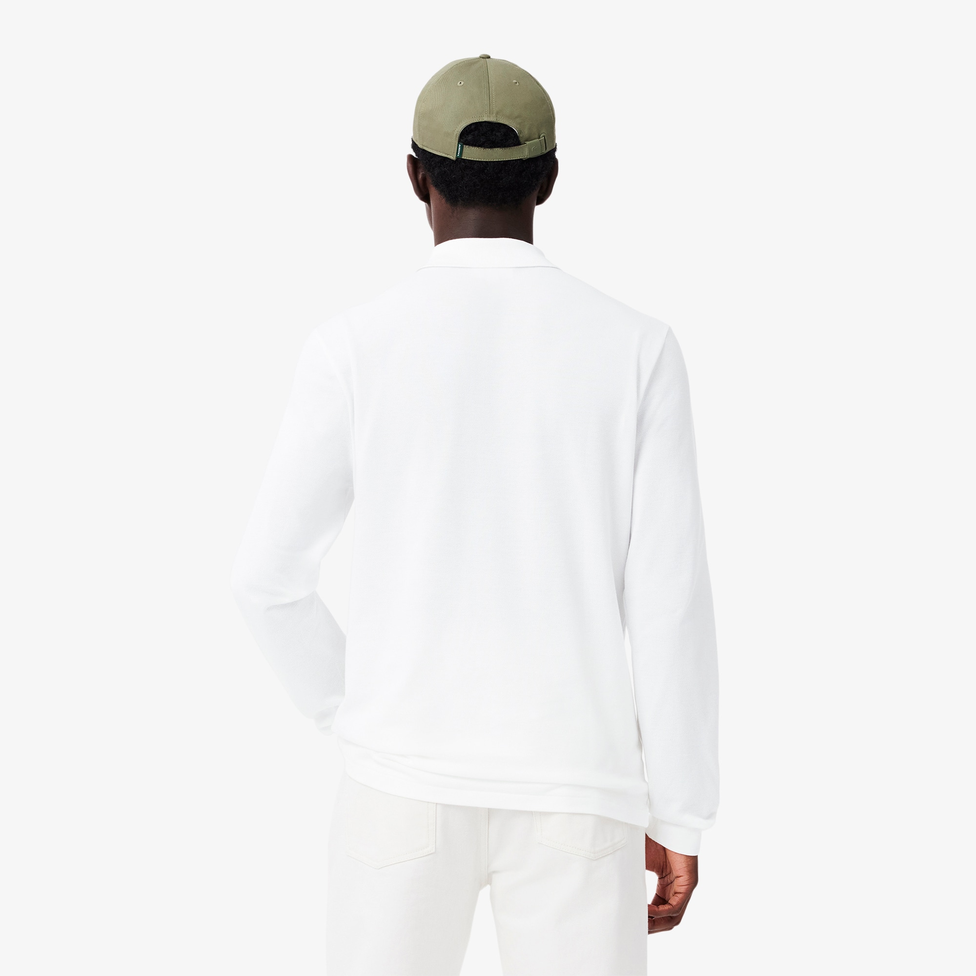 Thumbnail - Lacoste Classic Fit-Polohemd L.12.12 mit langen Ärmeln - Weiß Size 4XL