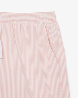 Halblange Badehose mit Strukturstreifen