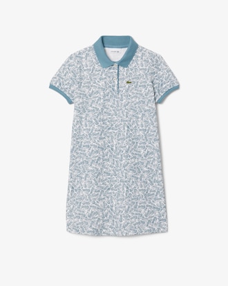 Polokleid aus Baumwolle mit Druck