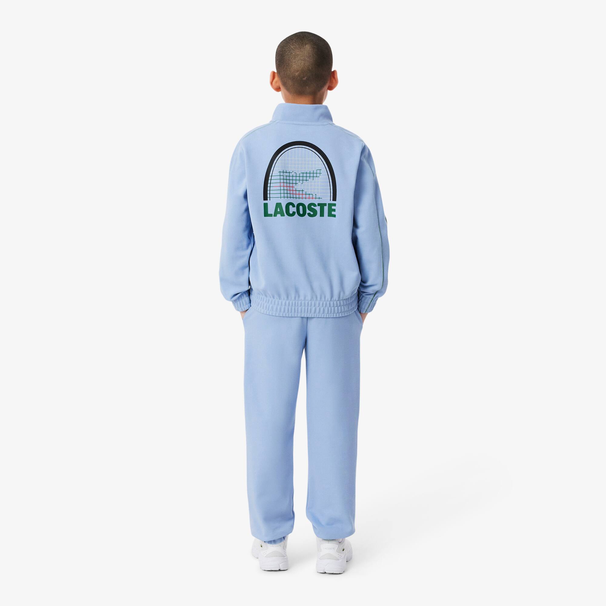 Thumbnail - Lacoste Trainingsanzug Lacoste Tennis x Daniil Medvedev - Hellblau Size 8 - 8A