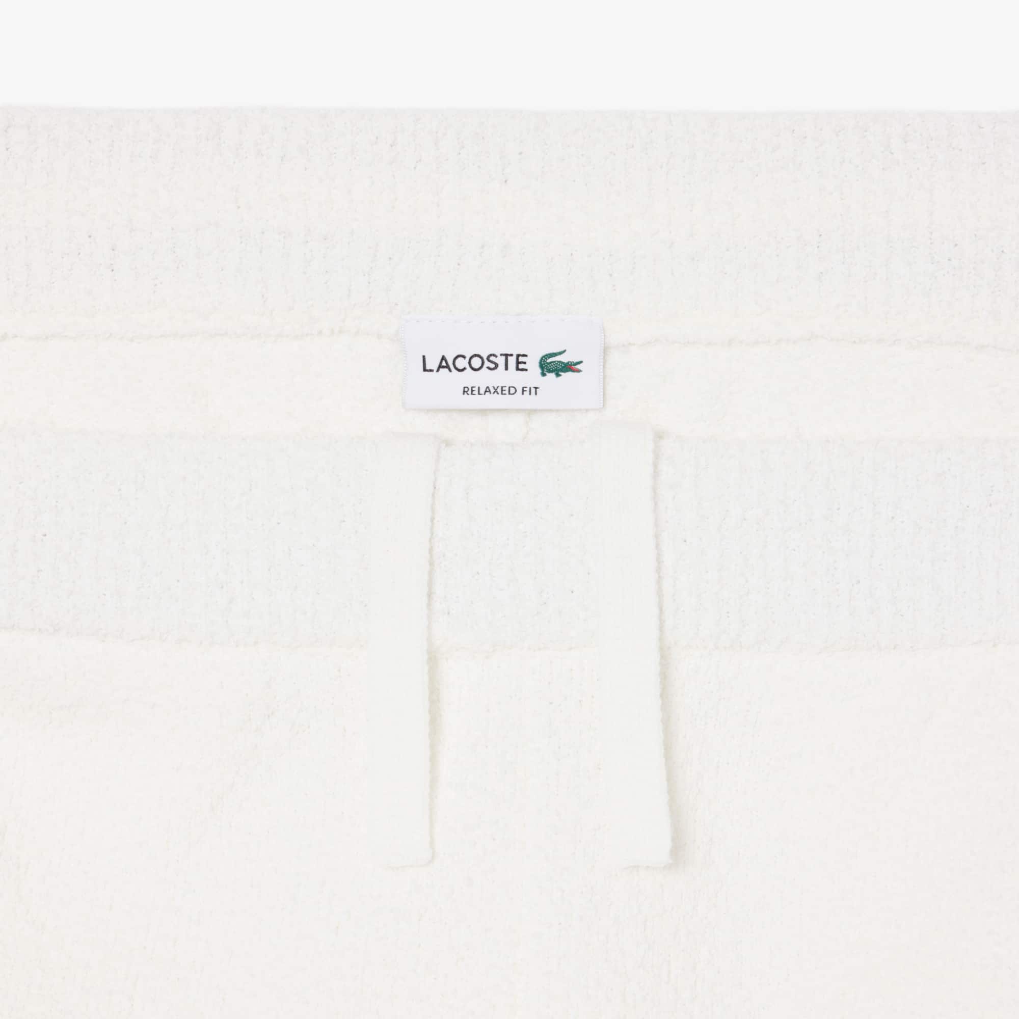 Thumbnail - Lacoste Shorts aus Bouclé-Strick - Weiß Size L