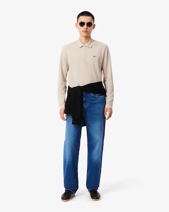 Classic Fit-Polohemd L.12.12 mit langen &Auml;rmeln