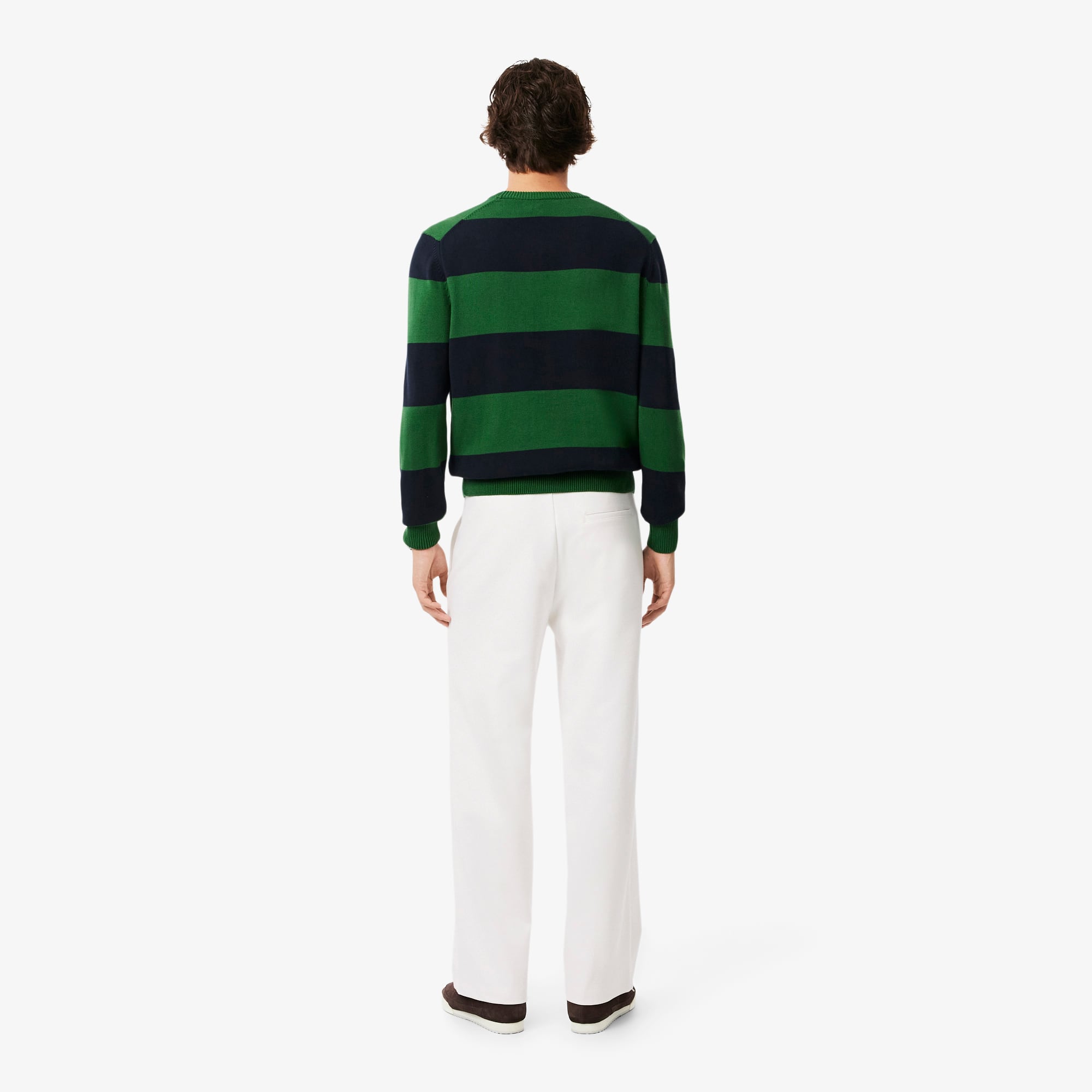 Thumbnail - Lacoste Trainingshose aus Twill mit Falten - Weiß Size XXL