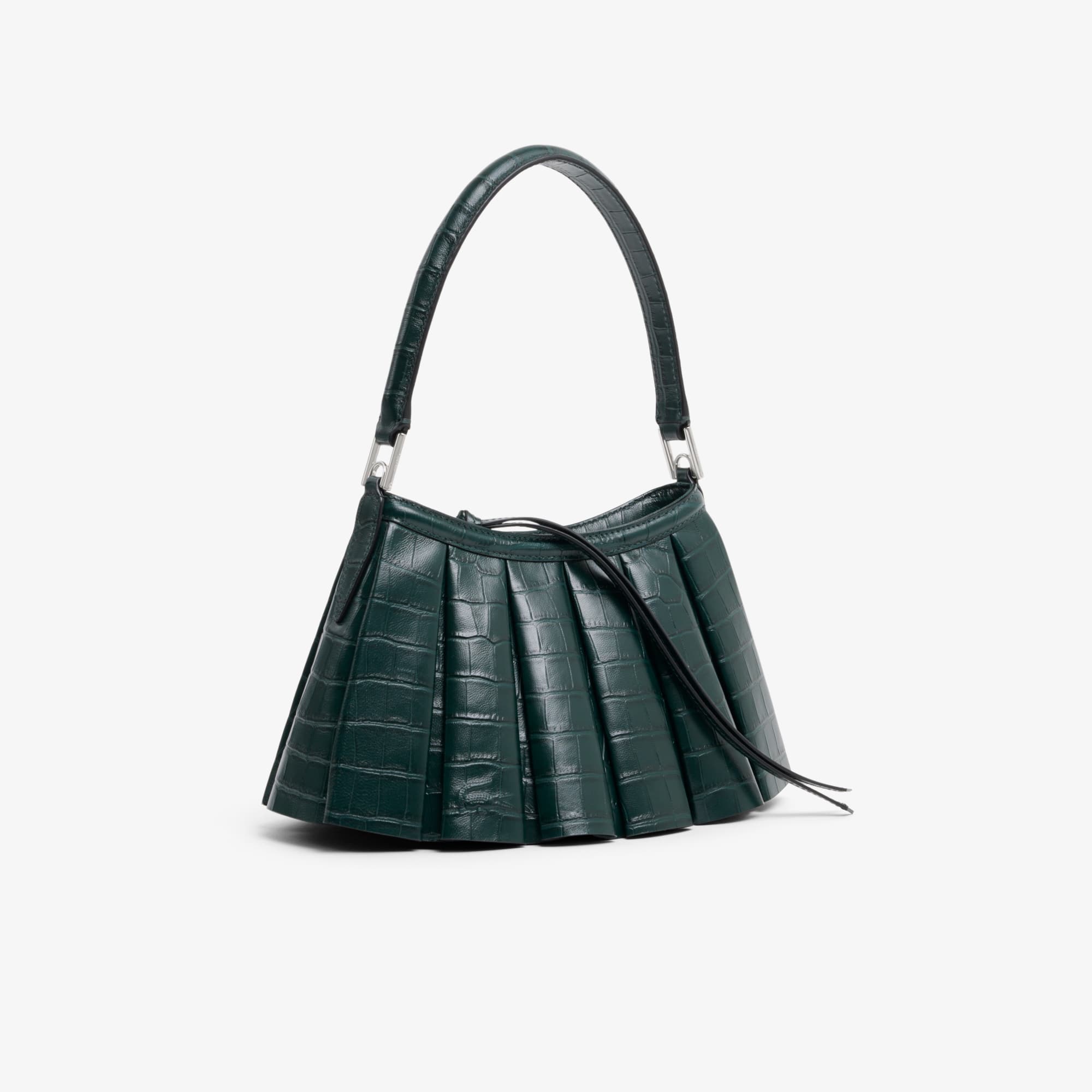 Thumbnail - Lacoste Kleine Tasche Runway Lenglen aus Leder mit Krokodileffekt - VARECH Size One Size