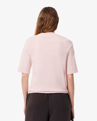 T-Shirt aus weicher Baumwolle mit Dreiviertel&auml;rmeln