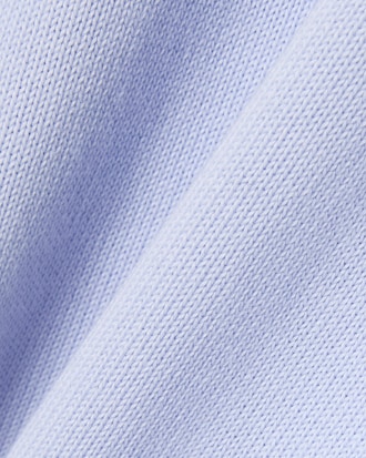 Einfarbiger Pullover aus Baumwolle mit Rundhalsausschnitt