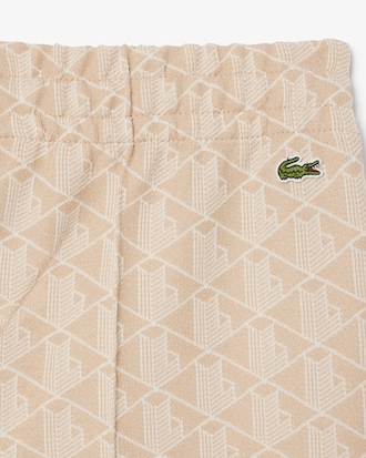 Flared-Trainingshose mit Monogramm