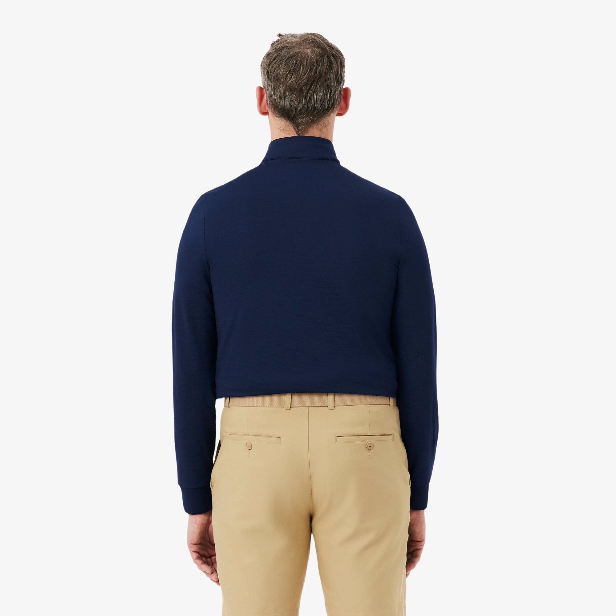 Thumbnail - Lacoste Dehnbares Golf-Sweatshirt mit Ultra Dry-Technologie - Navy Blau Size 4XL