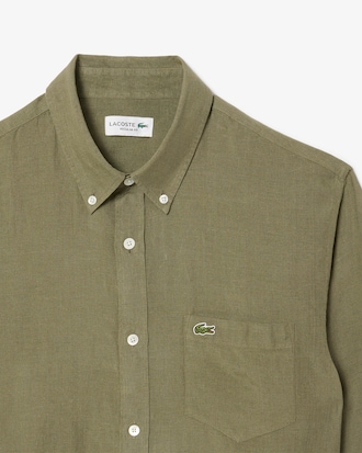 Regular Fit-Leinenhemd