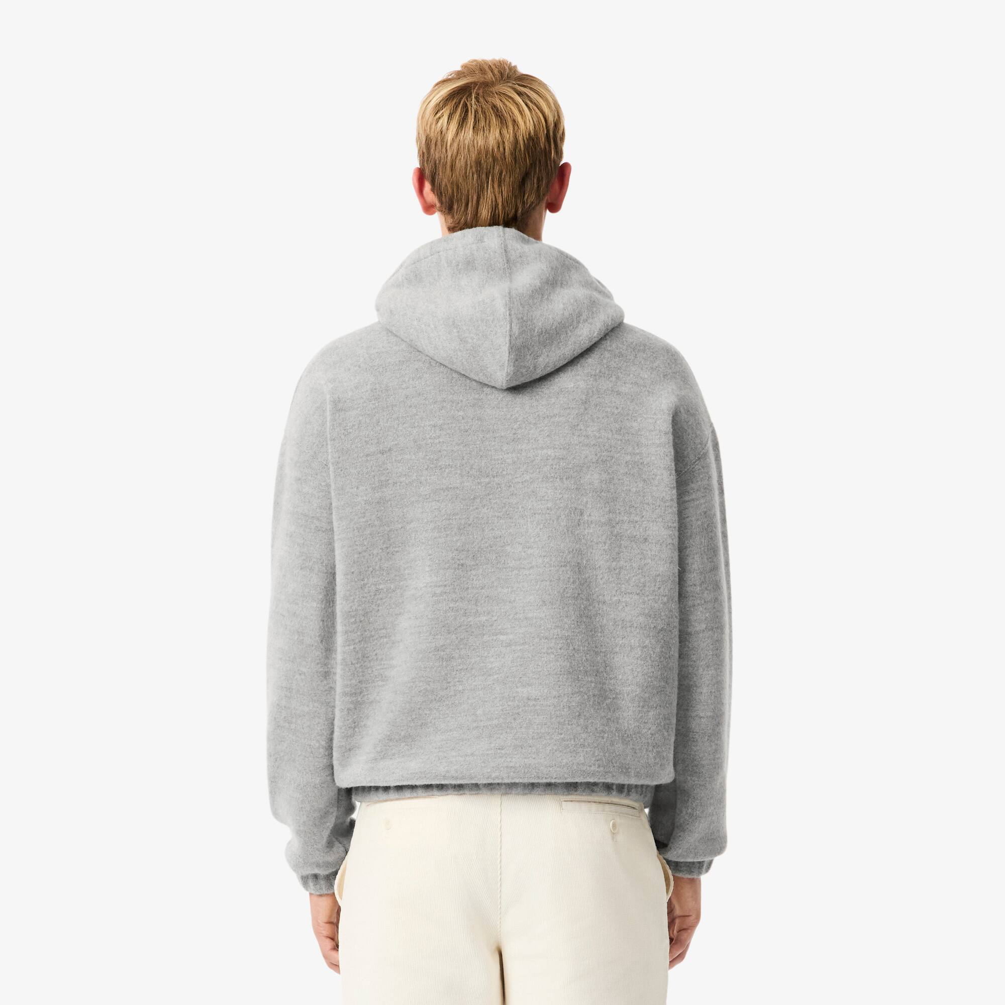 Thumbnail - Lacoste Bestickter, ikonischer Hoodie - Heidekraut Grau Size XS