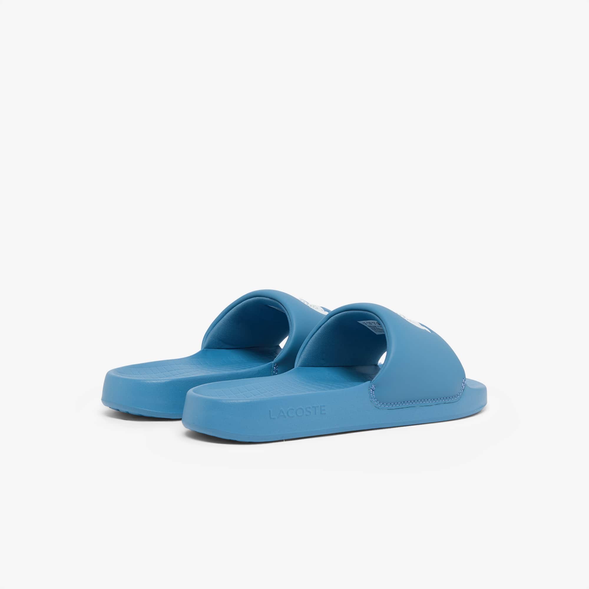 Thumbnail - Lacoste Herren-Schlappen Serve Slide 1.0 - BLU/WHT Size 43
