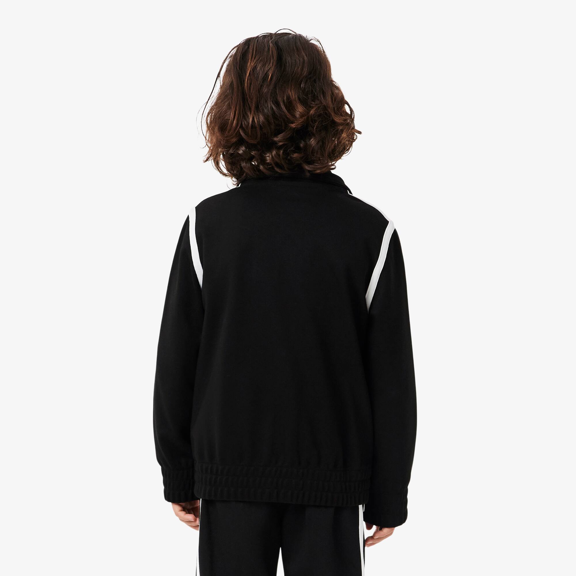 Thumbnail - Lacoste Jacke mit hohem Kragen und Reißverschluss - Schwarz Size 12 - 16A