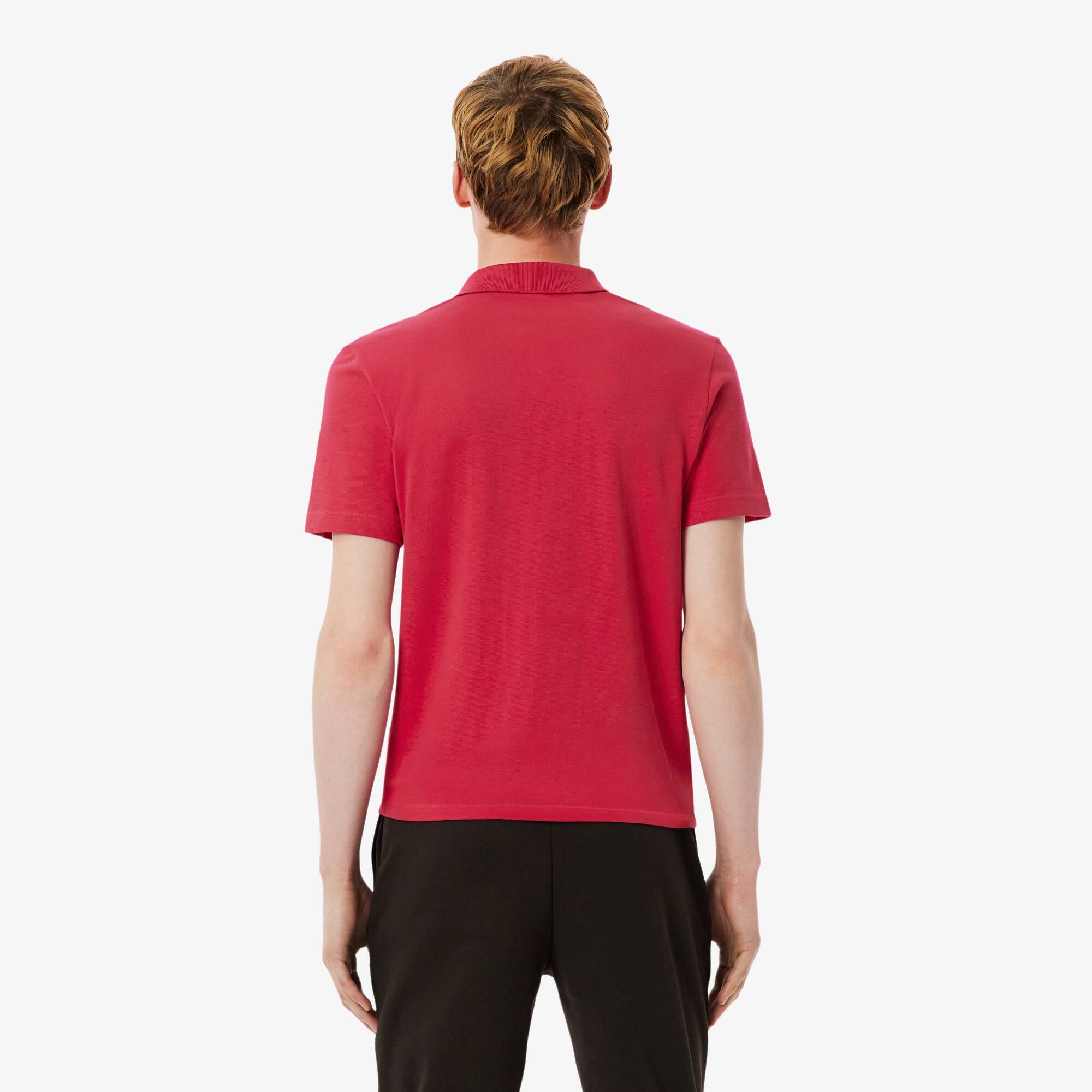 Thumbnail - Lacoste Regular Fit-Polohemd aus Baumwolle - Rosa Size 6 - XL