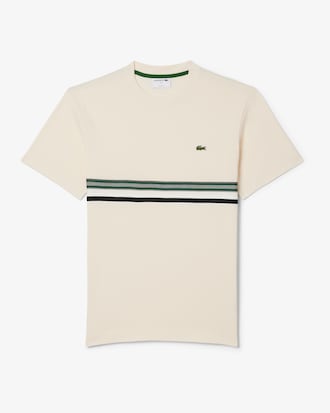 T-Shirt mit Streifenband, hergestellt in Frankreich