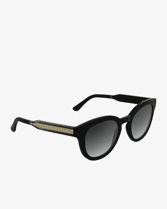 Ovale Brille mit Monogramm