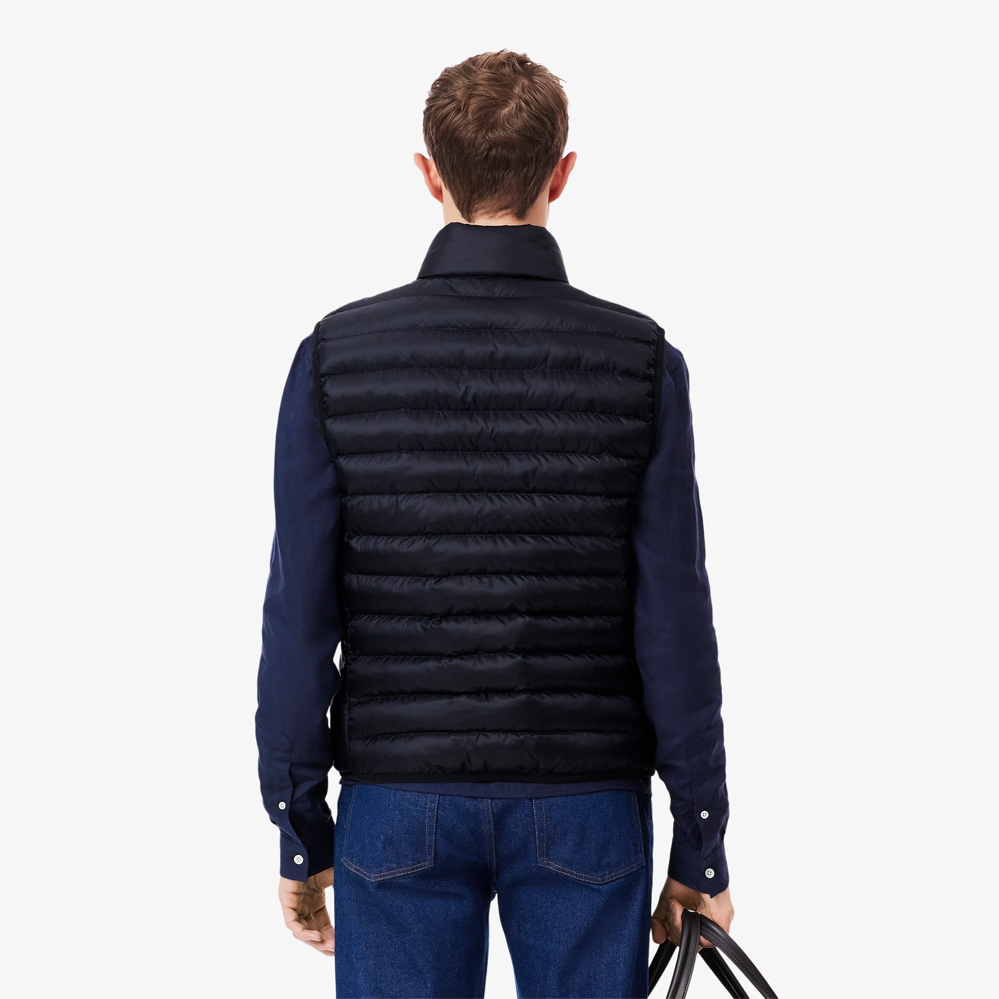 Thumbnail - Lacoste Wasserabweisende Puffer-Weste - Navy Blau Size 46 - S