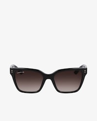 Rechteckige Acetat-Sonnenbrille mit Kroko-Print