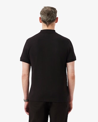 Classic Fit-Polohemd aus Rippstrick