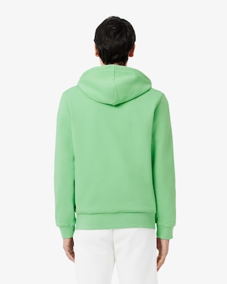 Hoodie aus Fleece mit Reißverschluss