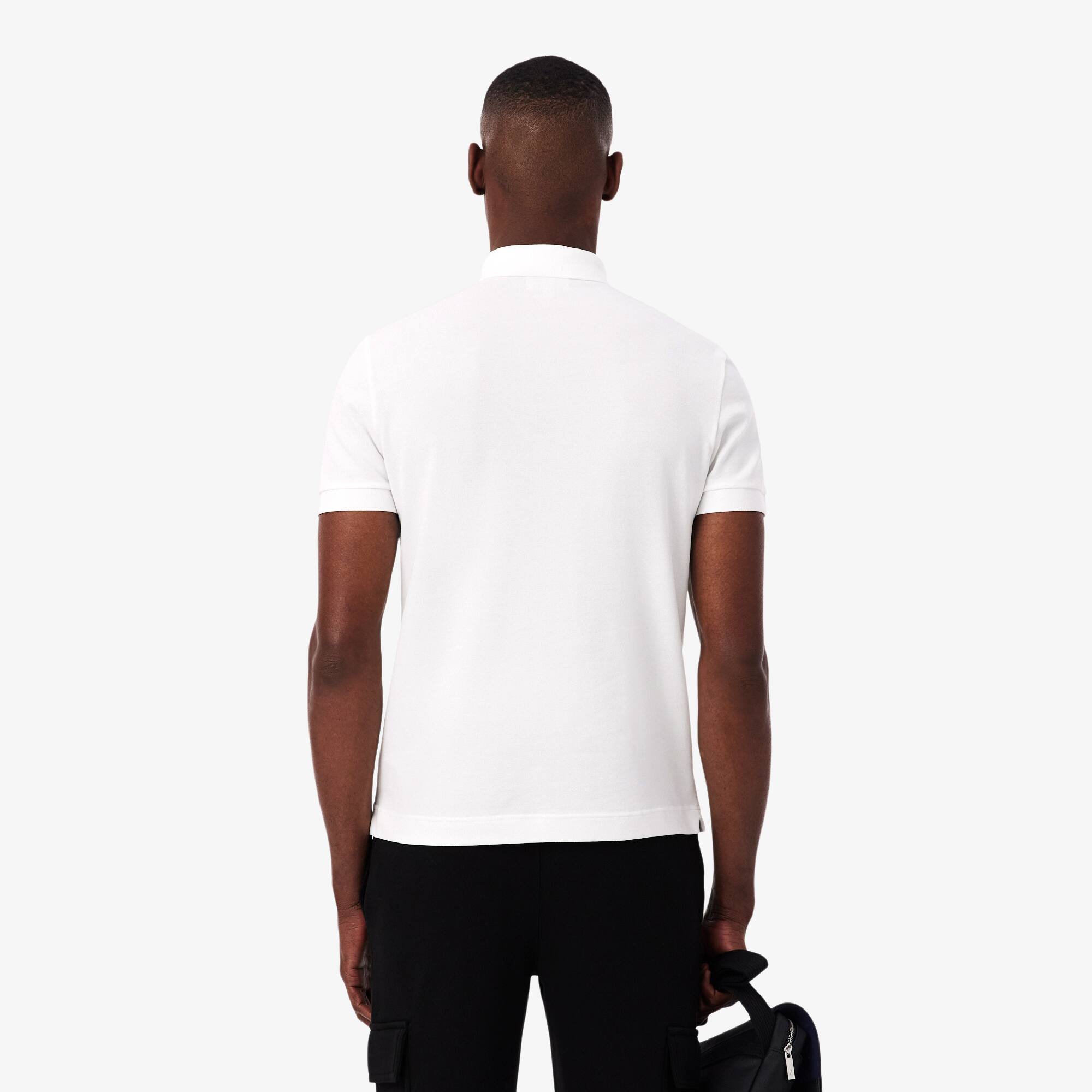 Thumbnail - Lacoste Regular Fit-Polohemd Paris aus Stretch-Piqué - Weiß Size 11 - 6XL