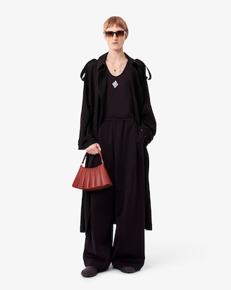 Kleine Runway Lenglen Tasche aus Leder