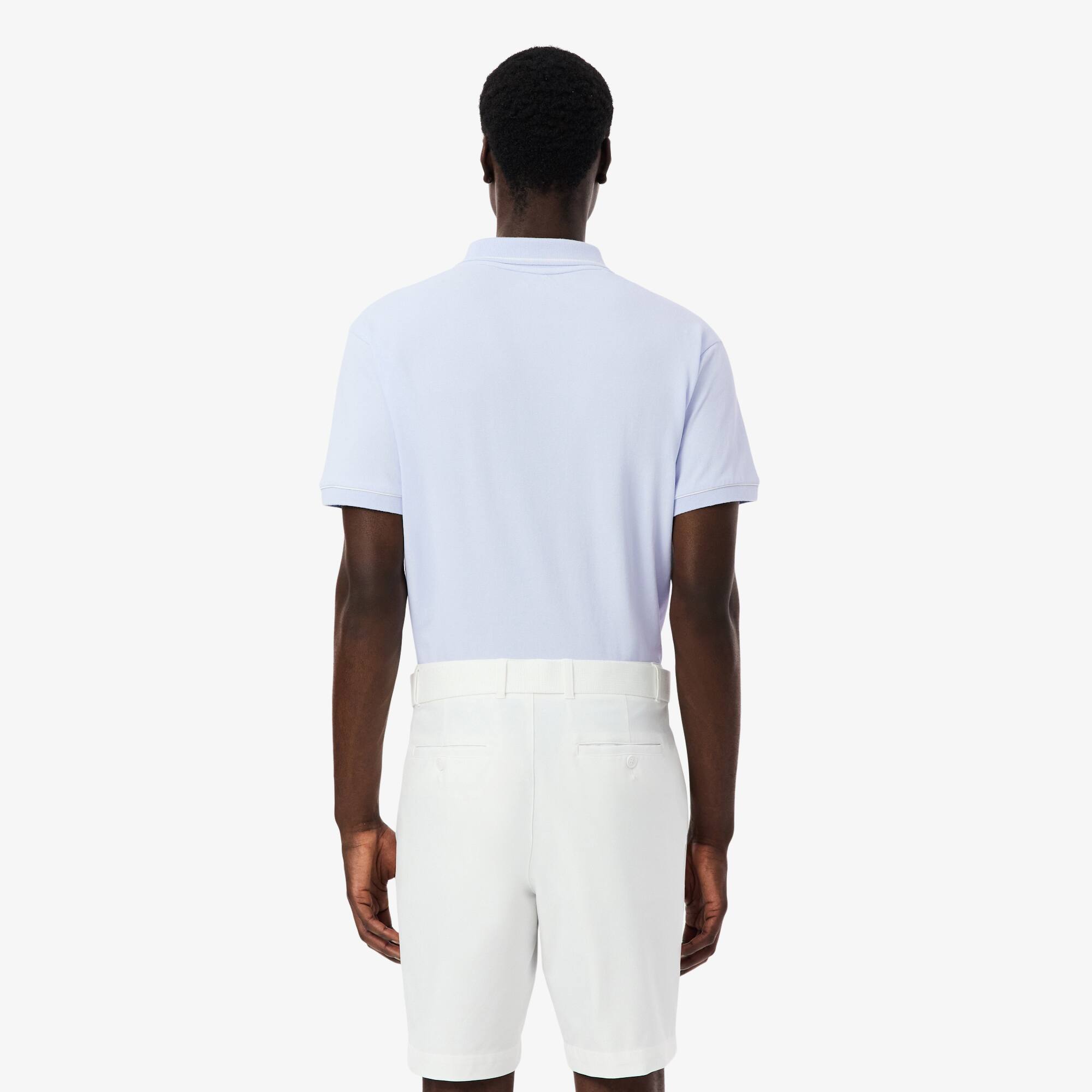 Thumbnail - Lacoste Golf-Polohemd aus Mini Piqué mit Wärmeregulierung - Hellblau Size S