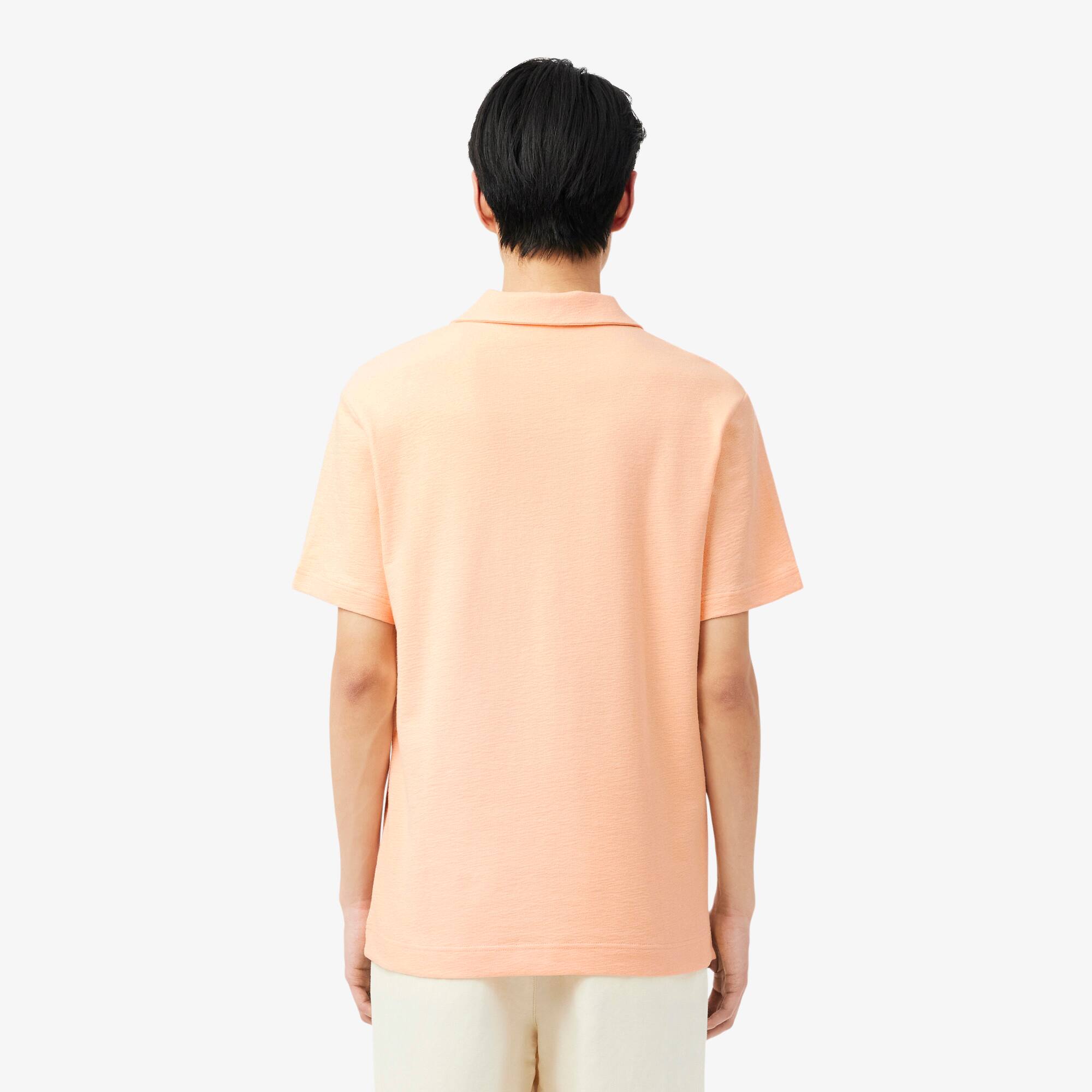 Thumbnail - Lacoste Strukturiertes Classic Fit-Polohemd - Rose Pale Size 4XL