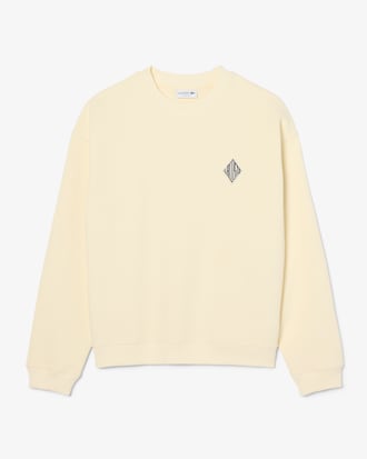 Sweatshirt aus doppelseitigem Piqu&eacute; mit Badge
