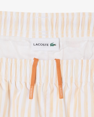 Halblange Badehose mit Streifen