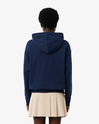 &Uuml;bergro&szlig;er Hoodie aus Fleece