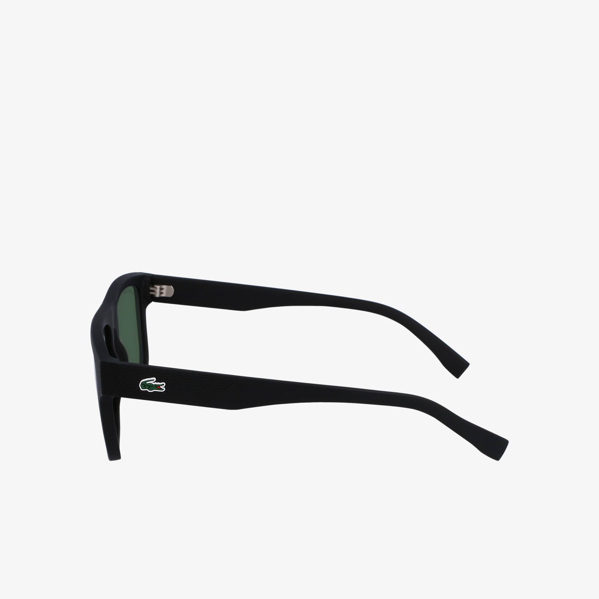 Thumbnail - Lacoste Rechteckige Sonnenbrille L.12.12 - MATTE BLACK Size One Size