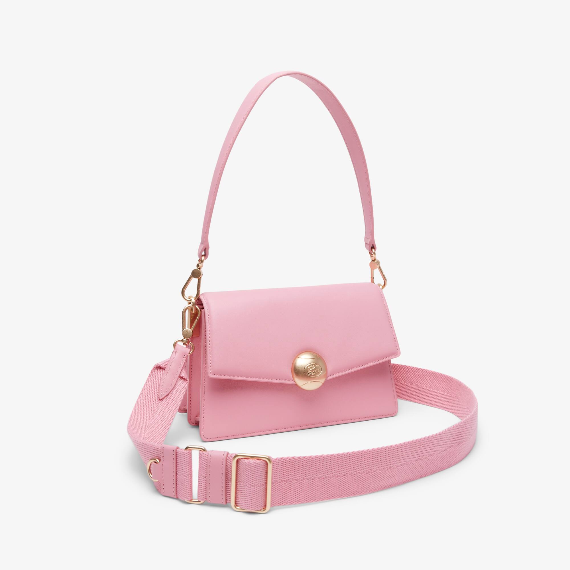 Thumbnail - Lacoste Ledertasche Tennis Bliss mit Klappverschluss - PEONY Size One Size