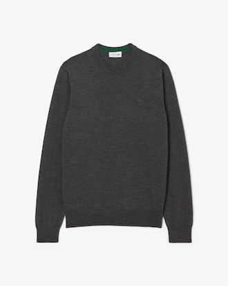 Pullover aus Merinowolle mit Rundhalsausschnitt