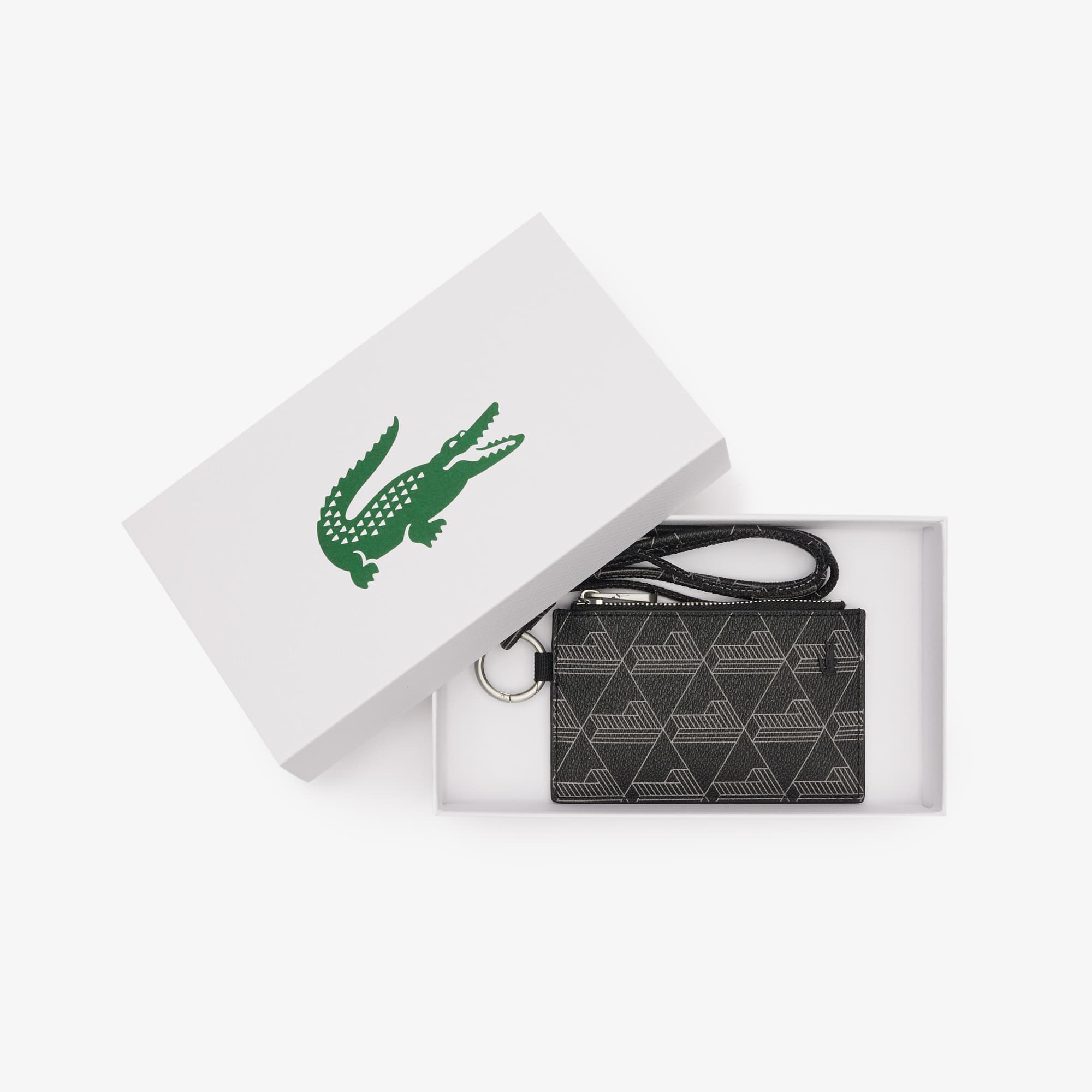 Kartenetui THE BLEND mit genarbtem Monogramm-Aufdruck 