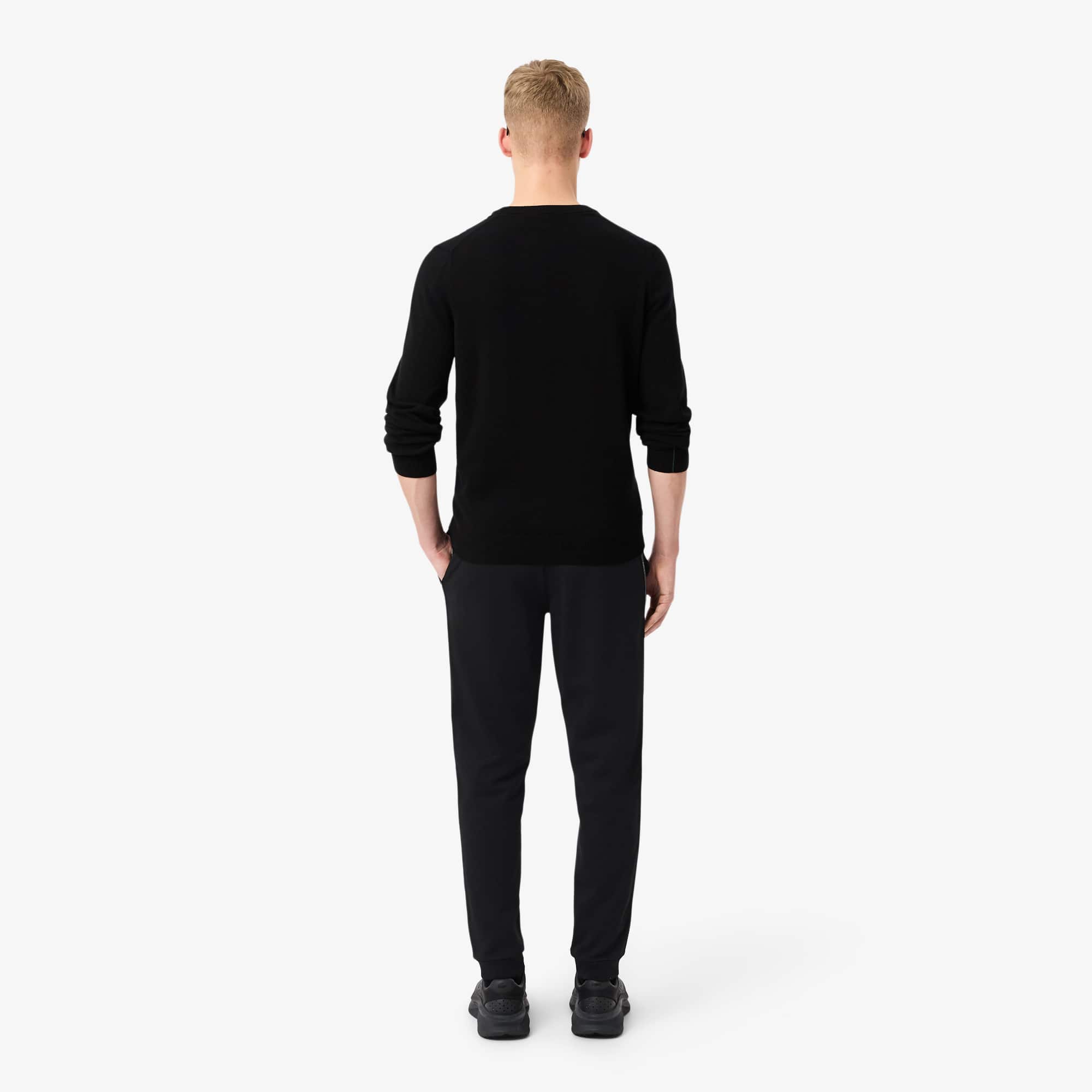 Thumbnail - Lacoste Trainingshose mit Logostreifen - Schwarz Size 6 - XL