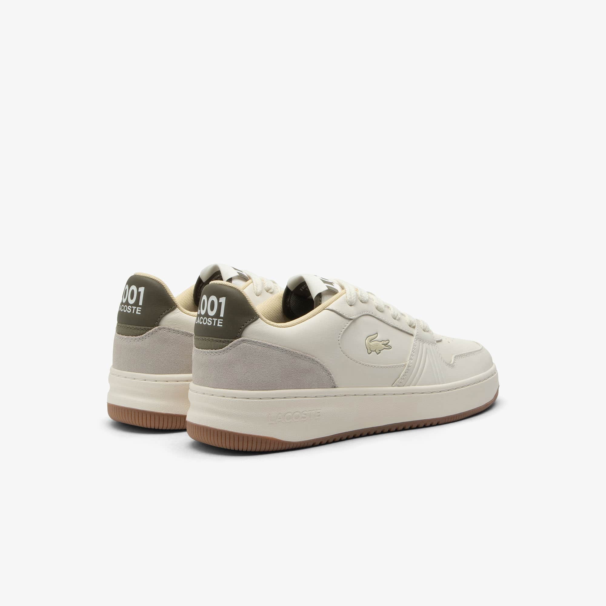 Thumbnail - Lacoste Herren-Sneakers L001 Set - OFF WHT/KHK Size 39.5