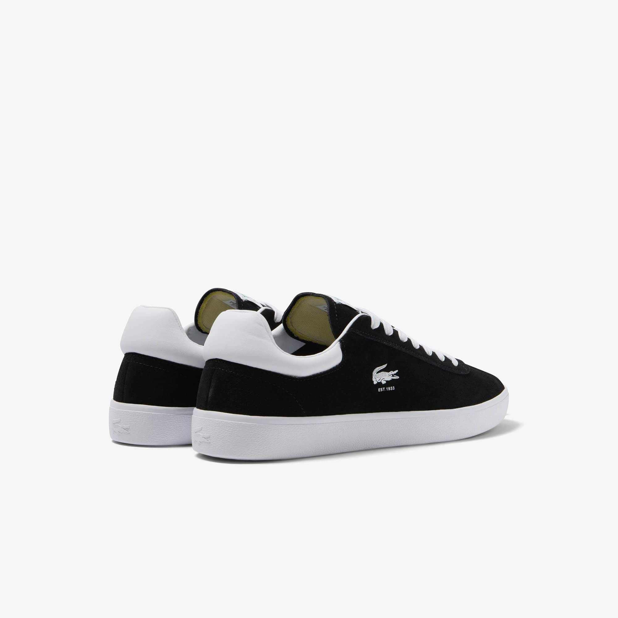 Thumbnail - Lacoste Herren-Sneakers Baseshot aus Leder - BLACK WHITE Size 43