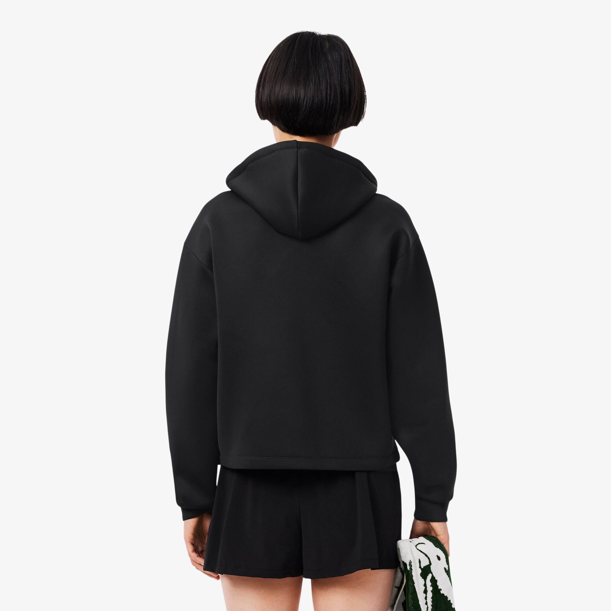 Thumbnail - Lacoste Sport-Hoodie mit Ultra Dry-Technologie - Schwarz / Weiß Size 36