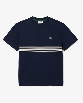 T-Shirt mit Streifenband, hergestellt in Frankreich
