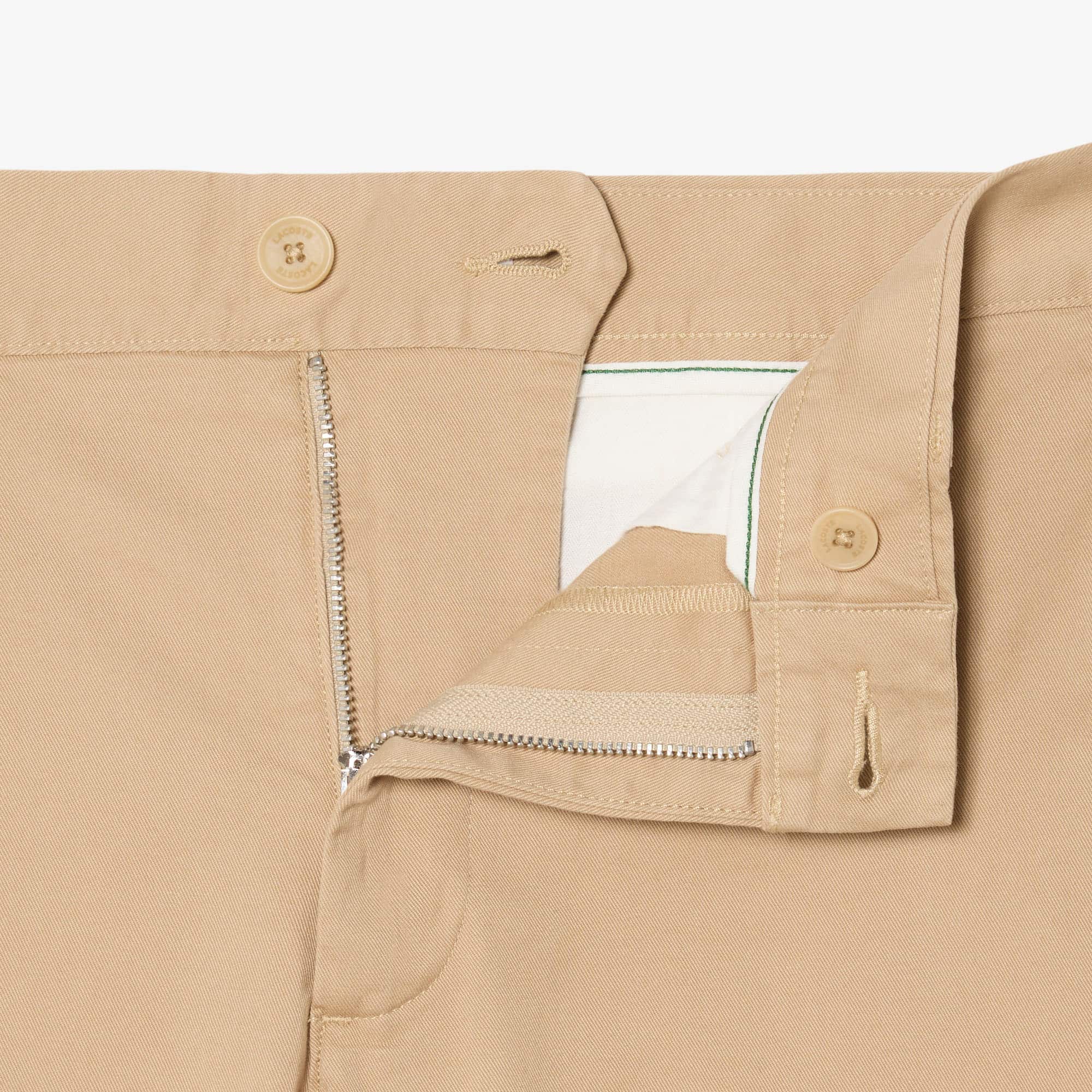Thumbnail - Lacoste Slim Fit-Chinohose aus Stretch-Twill - Beige Size 8 - 32/34