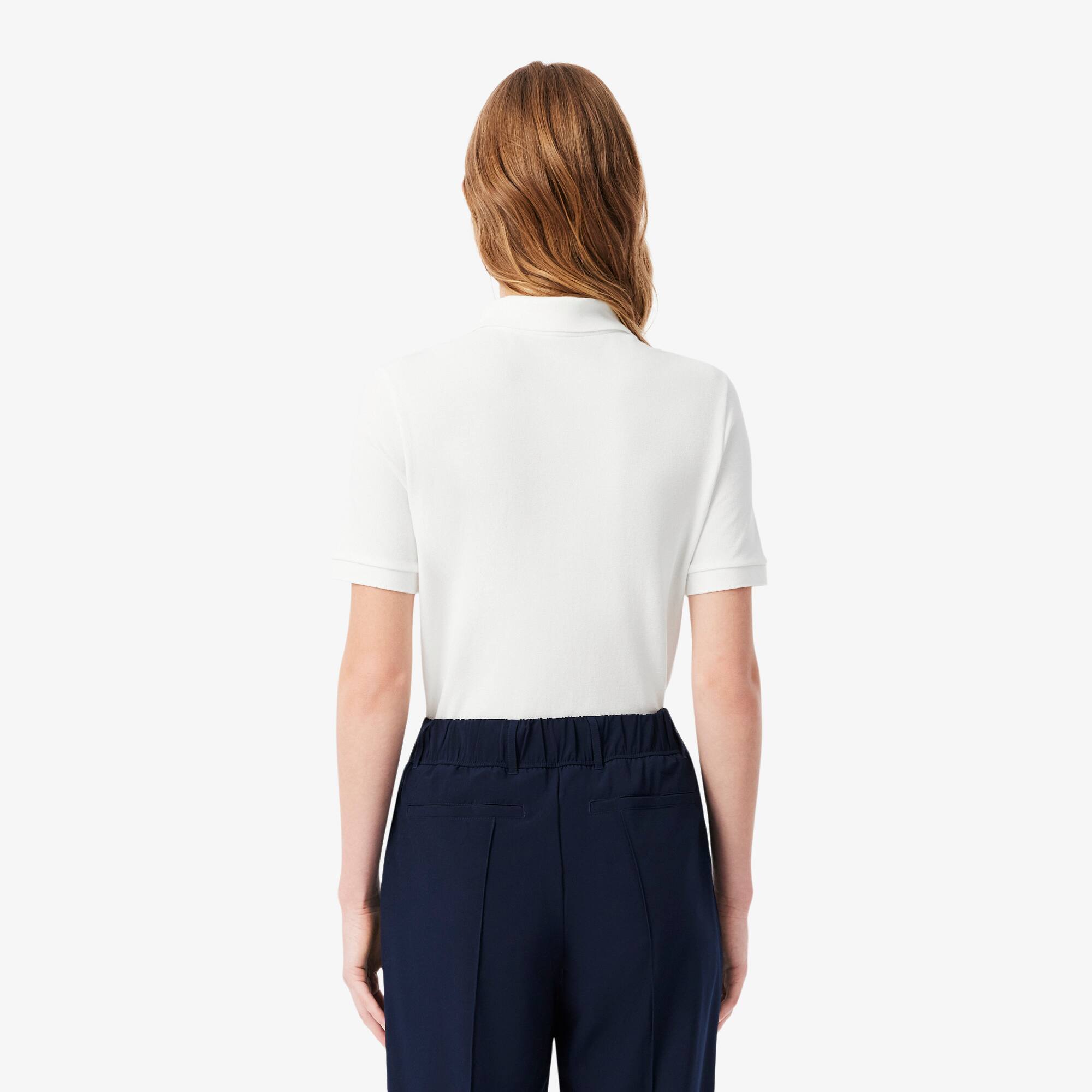 Thumbnail - Lacoste Golf-Polohemd mit Wärmeregulierung, Slim Fit - Weiß Size 38
