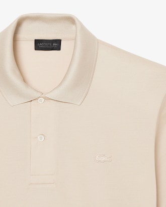 Classic Fit-Polohemd Runway mit Piqu&eacute; aus Seide