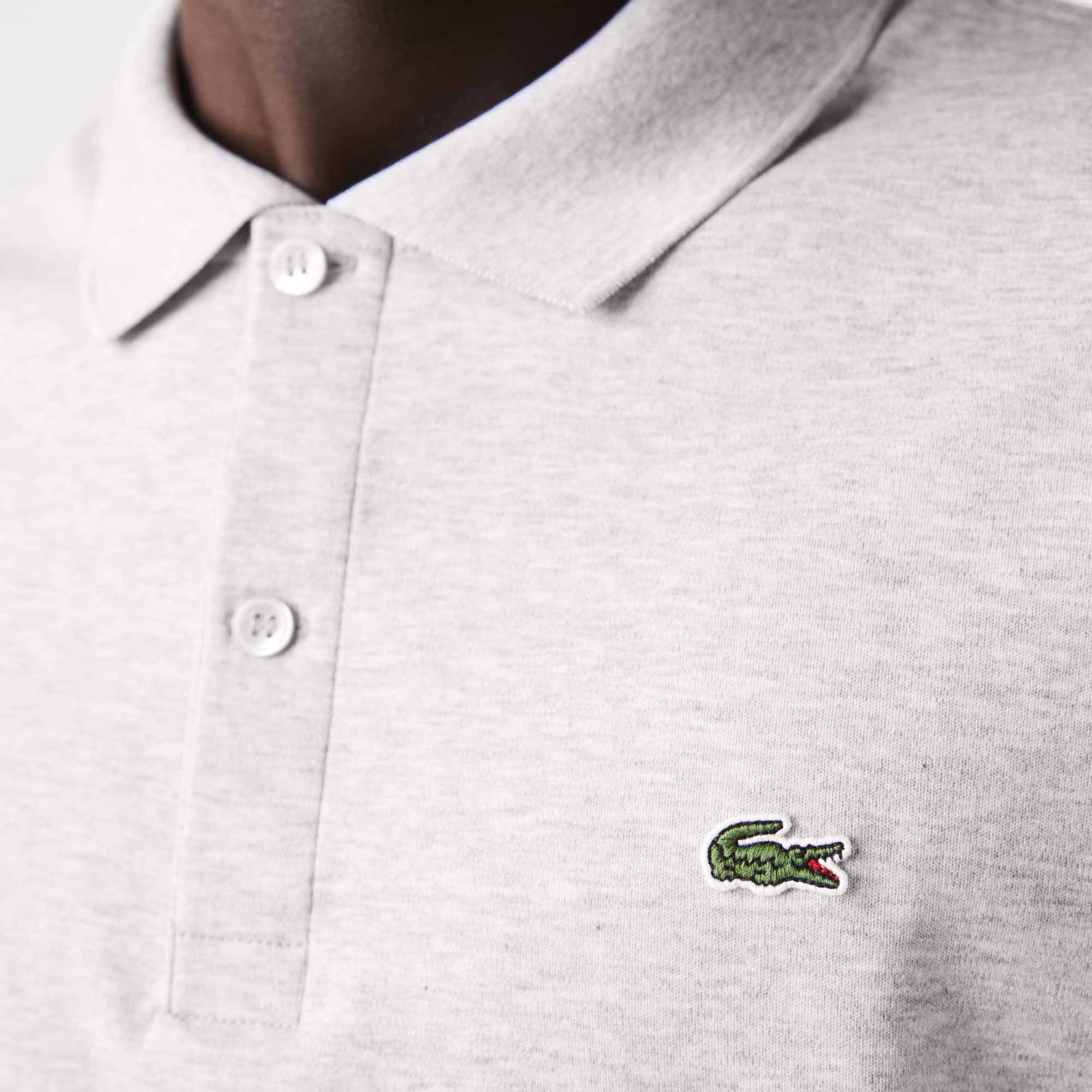 Thumbnail - Lacoste Golf-Polohemd aus Pima-Baumwolle, Regular Fit - Heidekraut Grau Size L